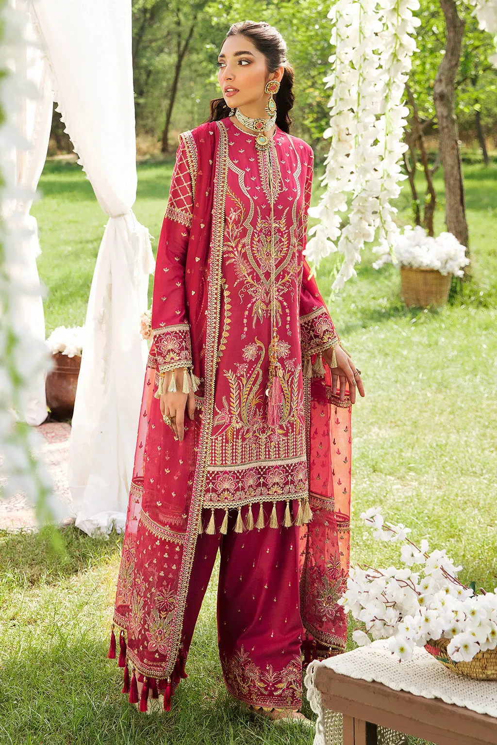 MEHRNAZ  | Afrozeh Gul Bahar Festive Collection 2022 | Unstitched Embroidered Lawn Suits
