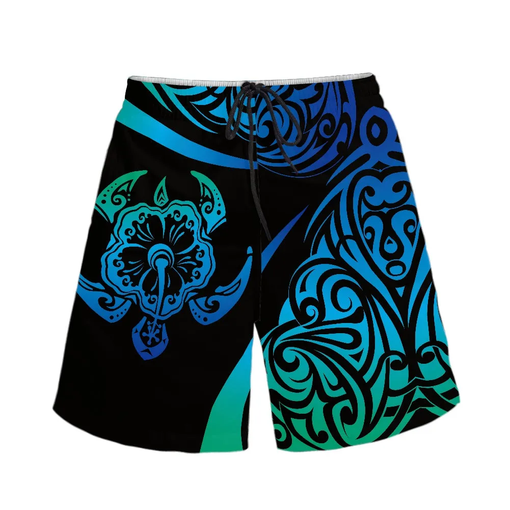 Men's Abstract Tribal Swim Shorts