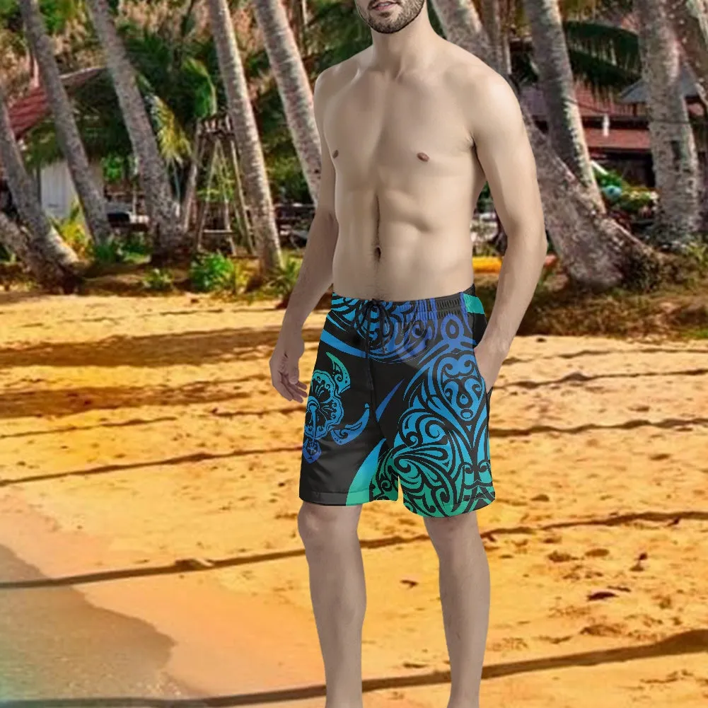 Men's Abstract Tribal Swim Shorts