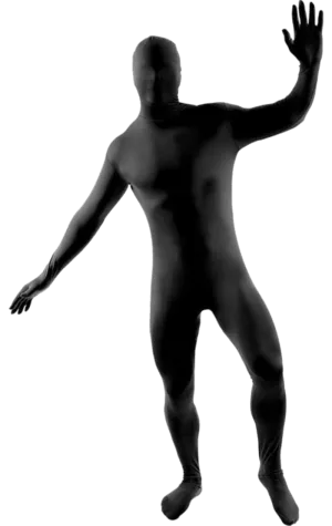 Mens Black Second Skin Suit