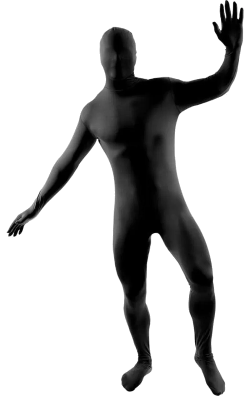 Mens Black Second Skin Suit