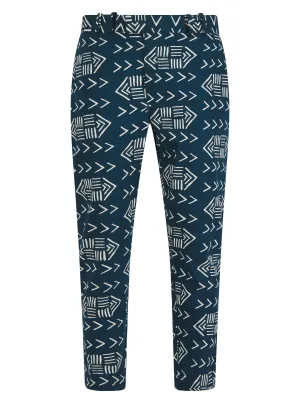 Men's Bologan print cropped Trousers