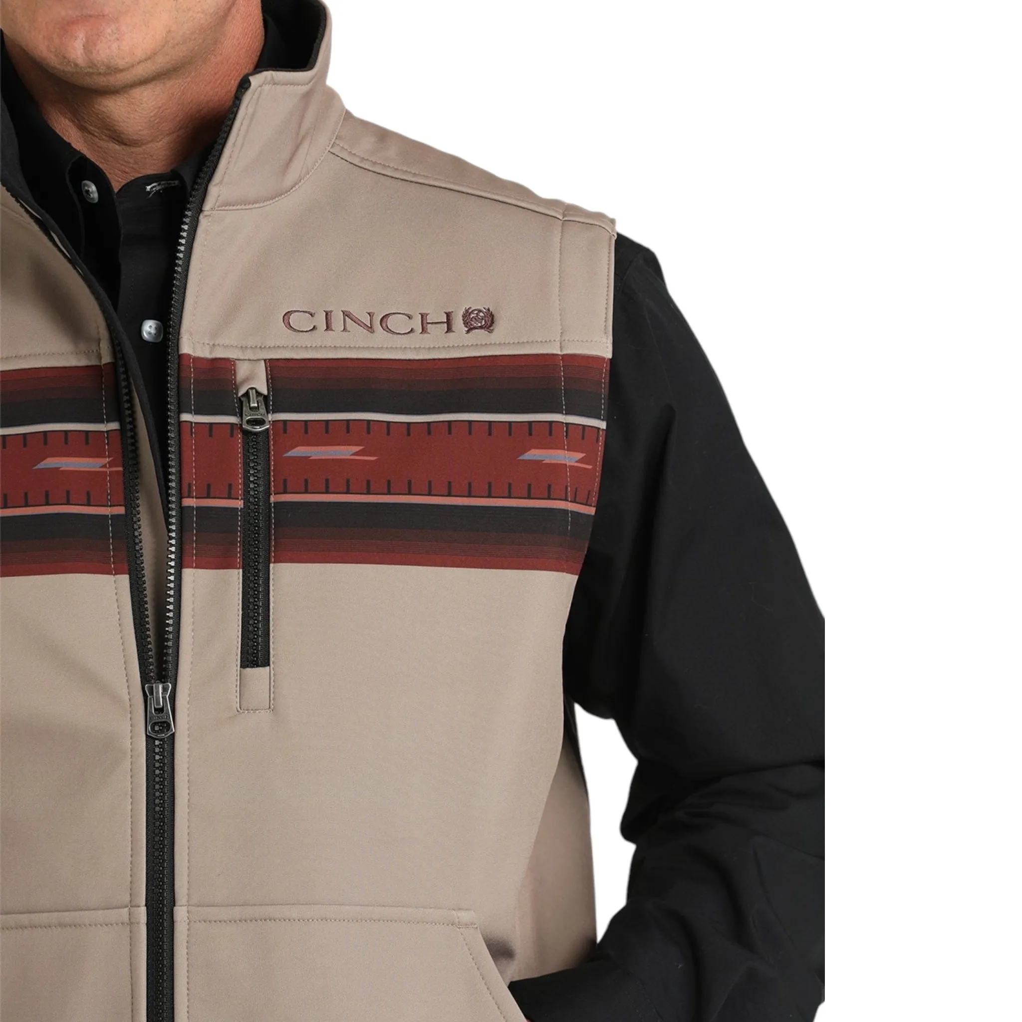 MEN'S CINCH - KHAKI BONDED VEST