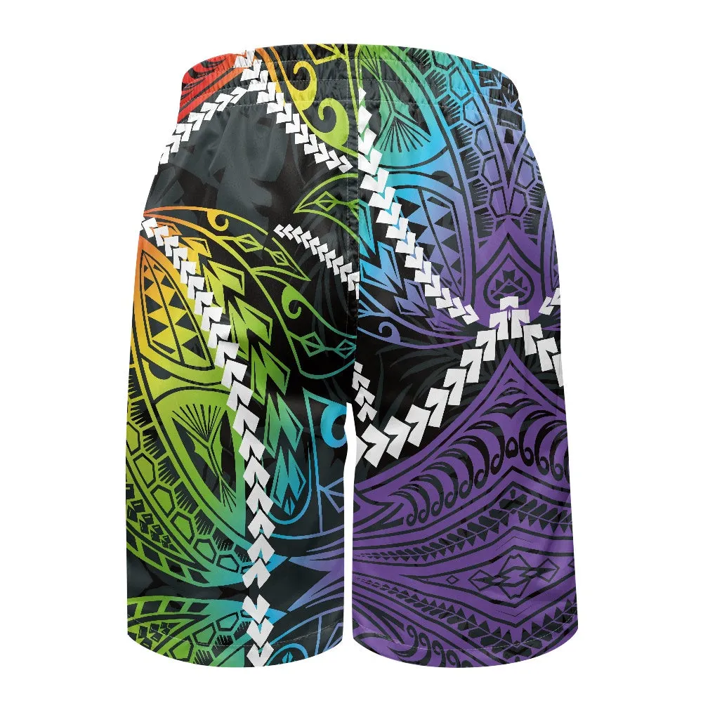 Men's Tribal Multi-Color Swim Shorts