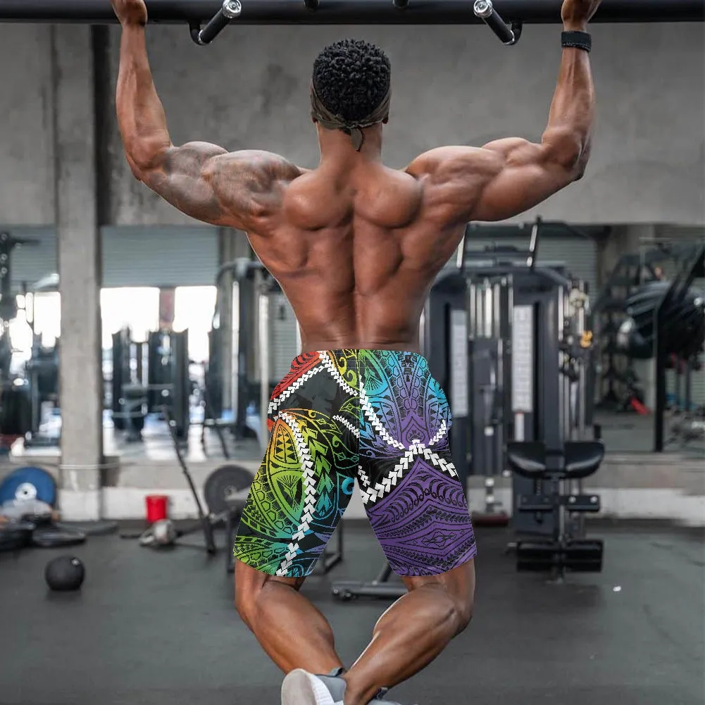 Men's Tribal Multi-Color Swim Shorts