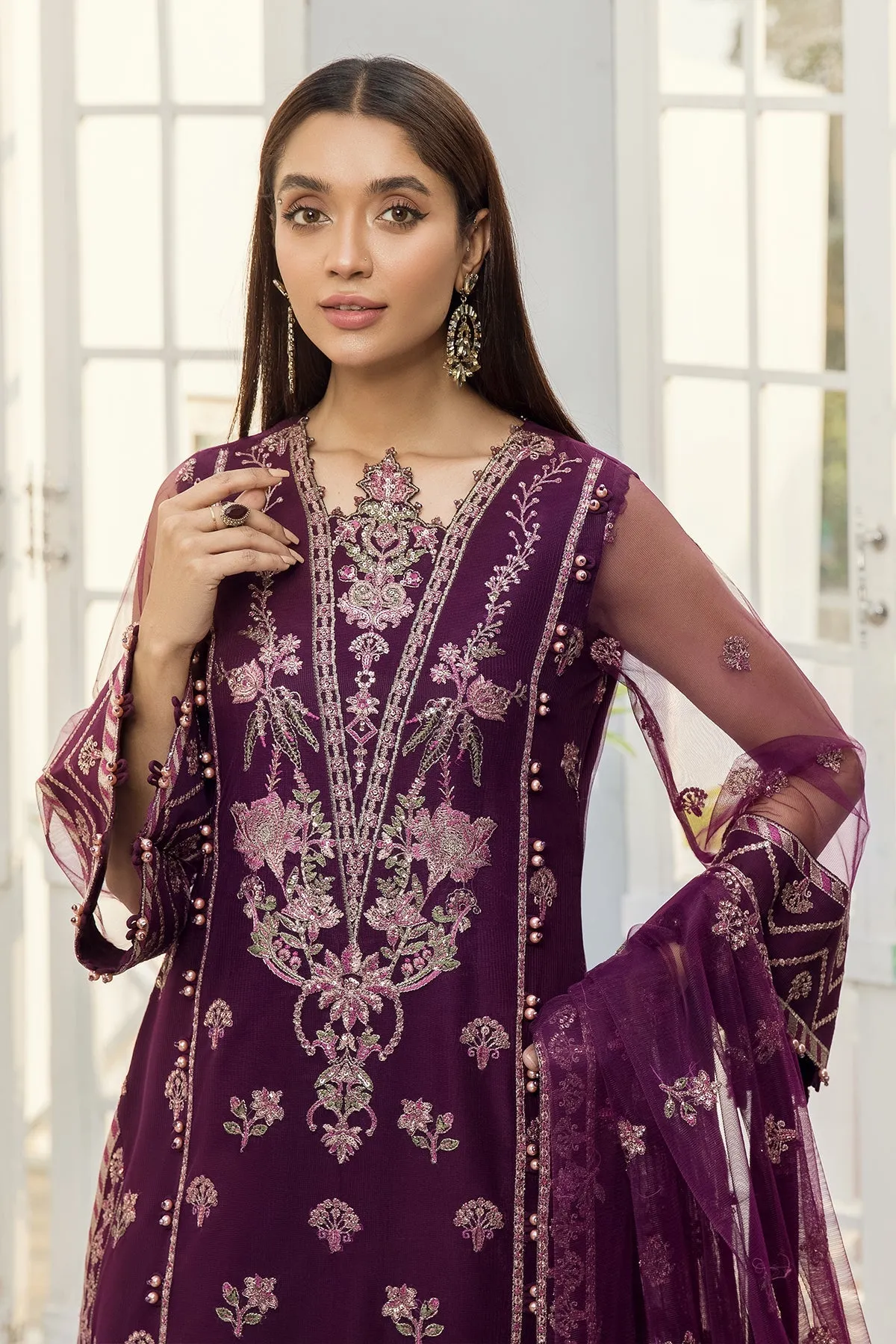 Miraal | Alizeh Fashion Embroidered Formal Collection 2022 | Unstitched and Stitched Embroidered Net Suits