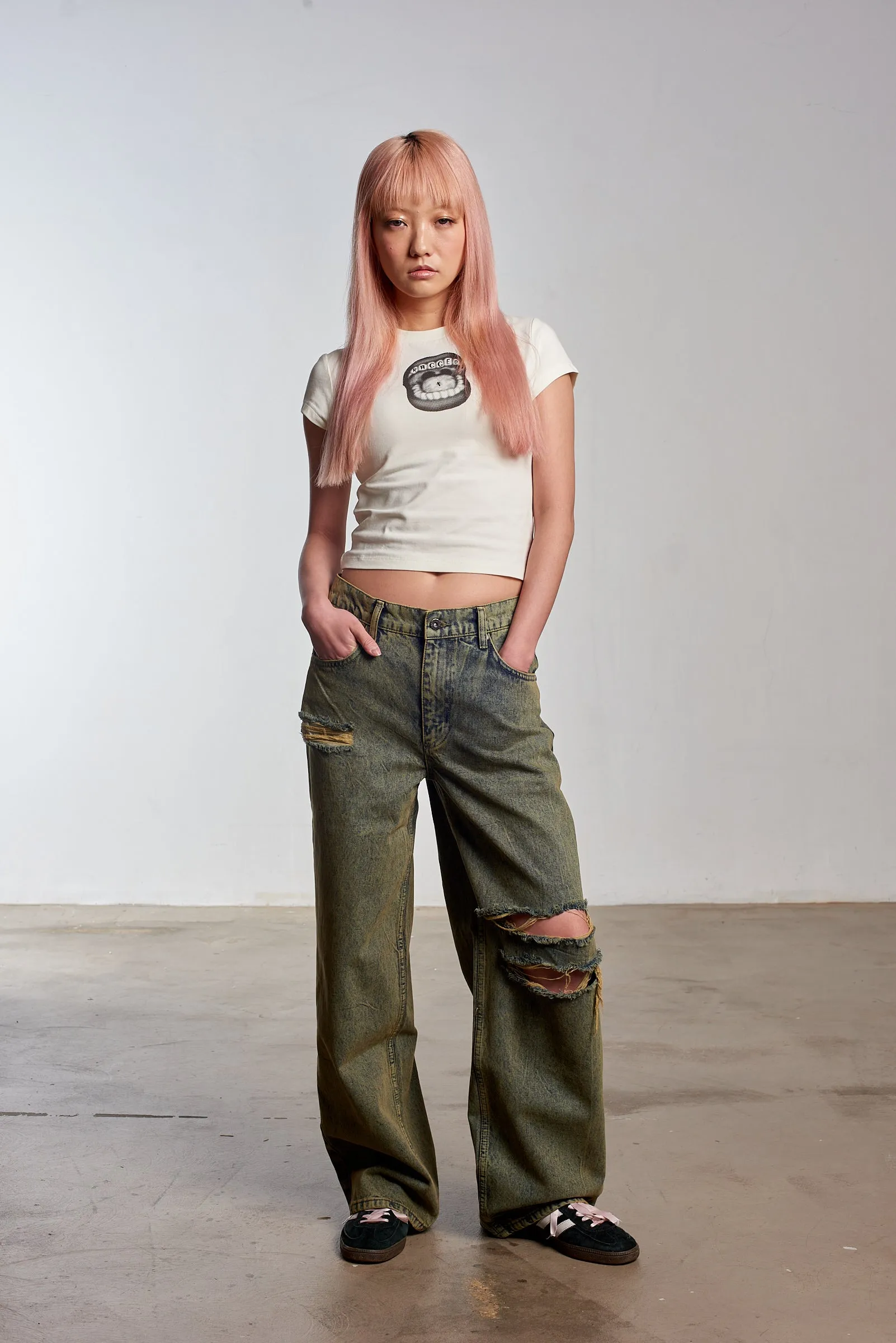 Mouthy Ragged Baby Tee