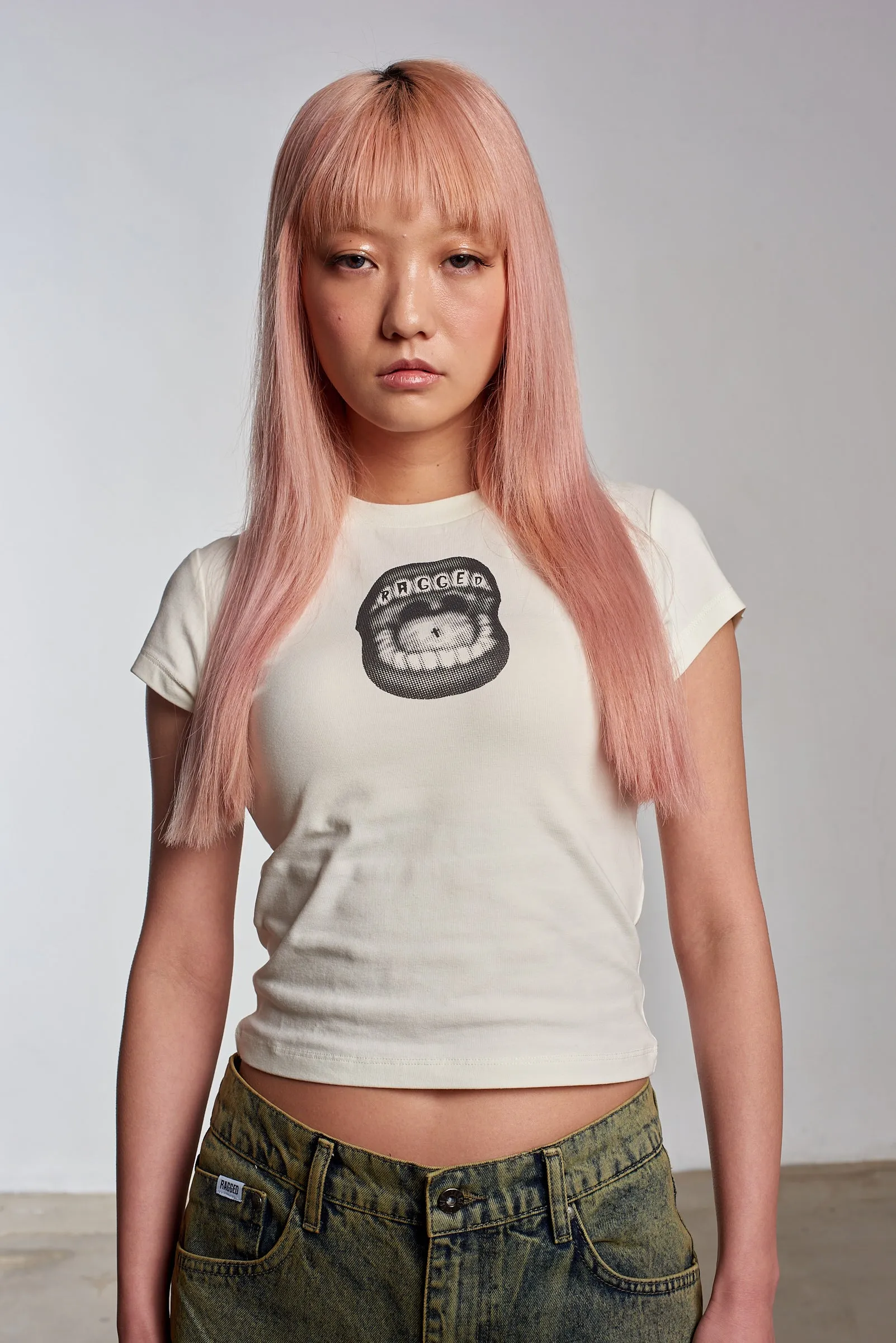 Mouthy Ragged Baby Tee