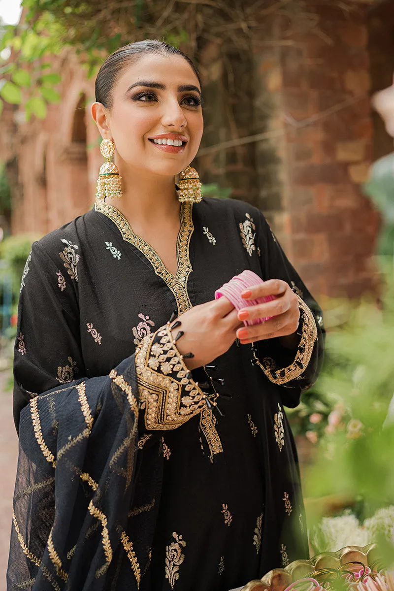 MUSHK-O TALAA-3PC |  Cross Stitch The Bride Tribe Wedding Festive Collection 2022 | Unstitched Embroidered Jacquard Suits | Cross Stitch 2023