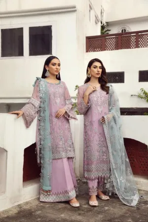 Mushq | Alizeh Embroidered Chiffon Festive Collection Shahtaj | Unstitched Embroidered Chiffon Suits