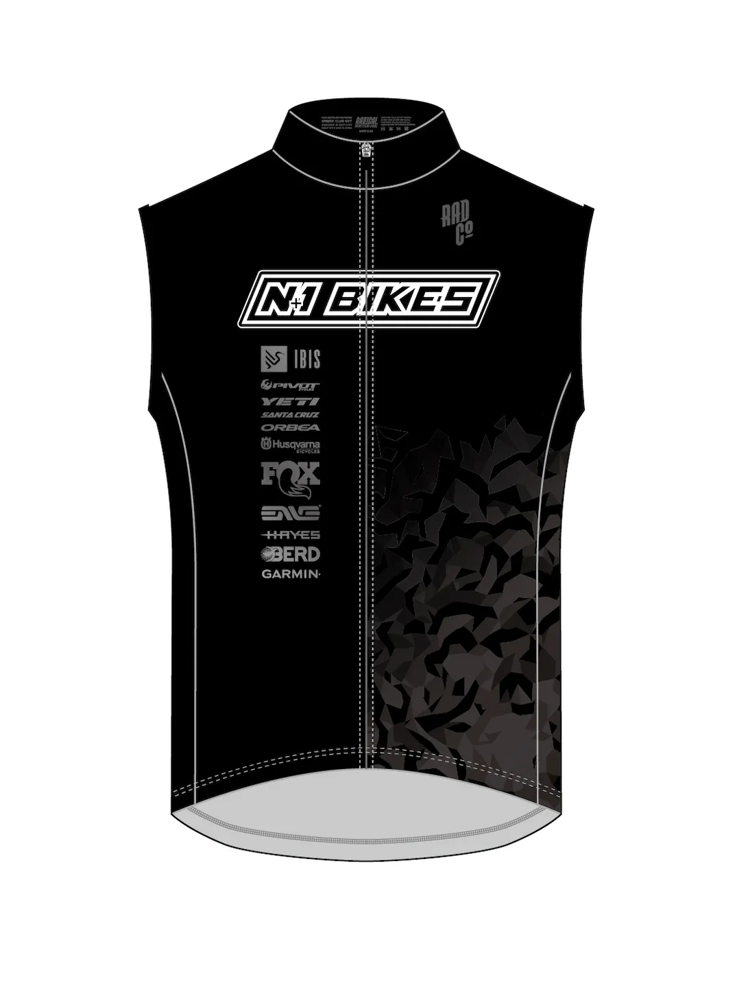 N 1 Race Team - Wind Vest - Black