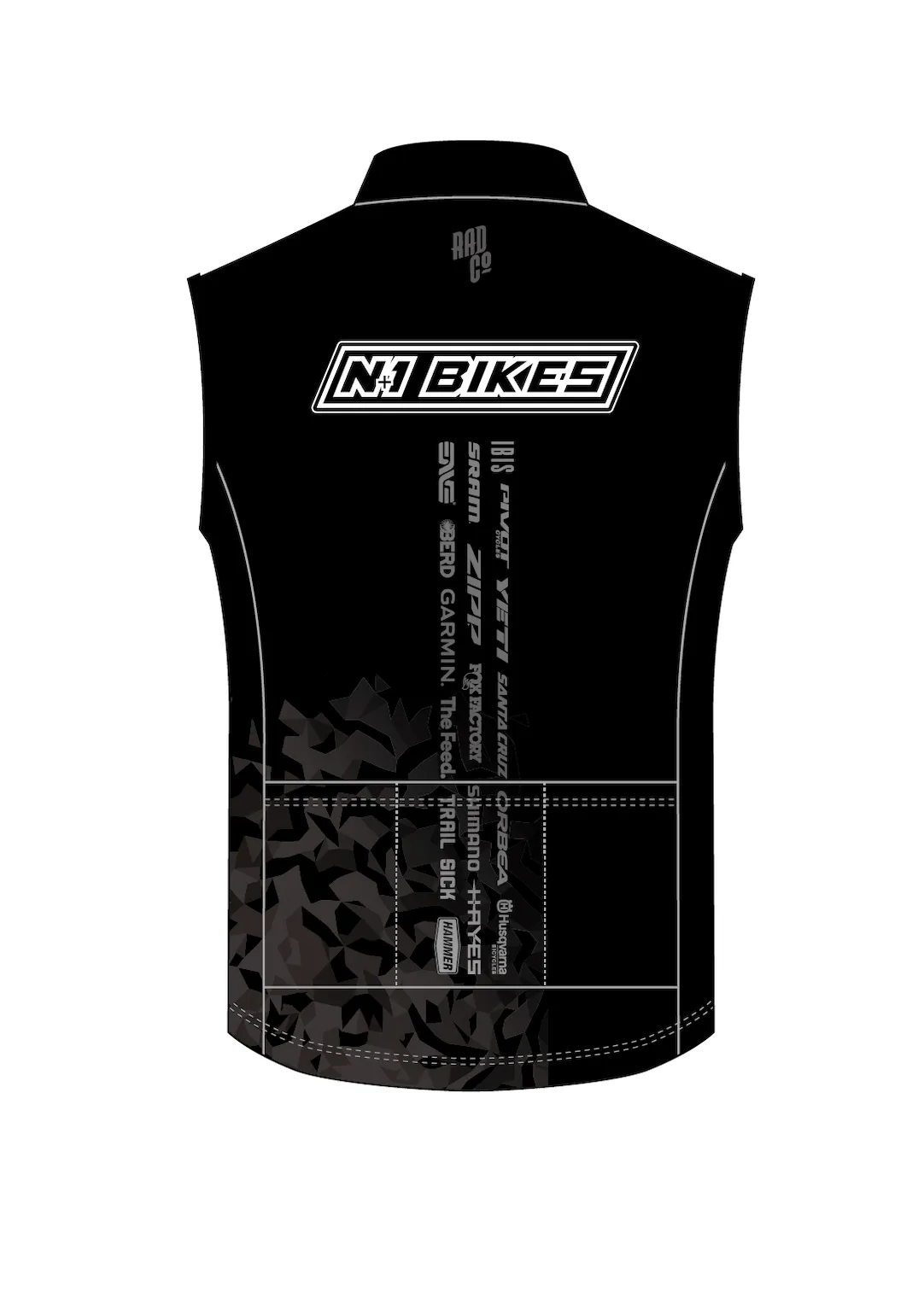 N 1 Race Team - Wind Vest - Black