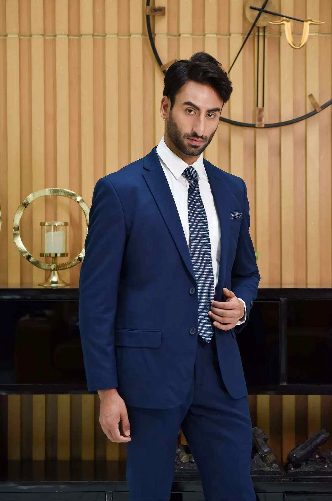 Navy Office 2 Pc Suit