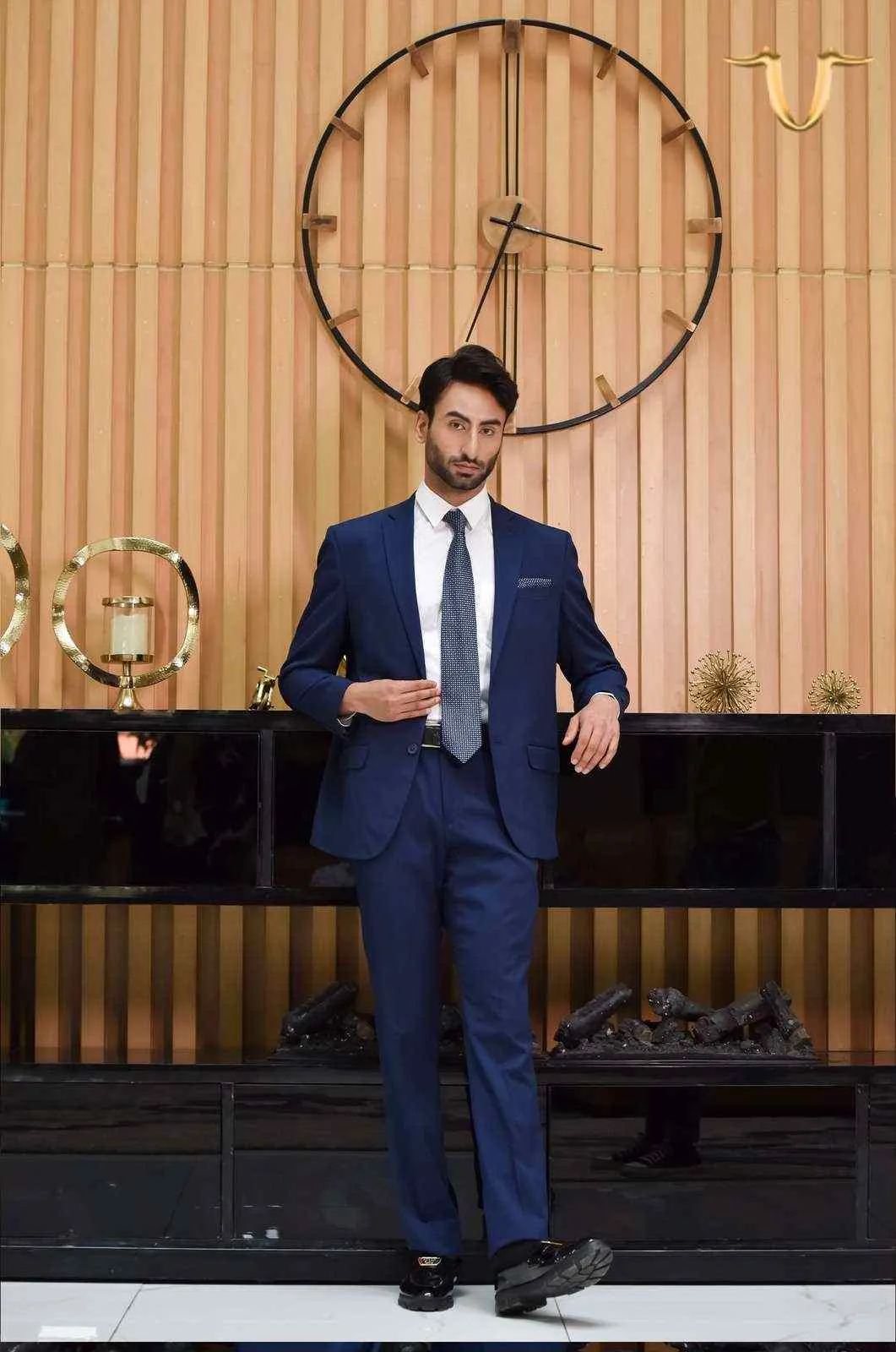Navy Office 2 Pc Suit