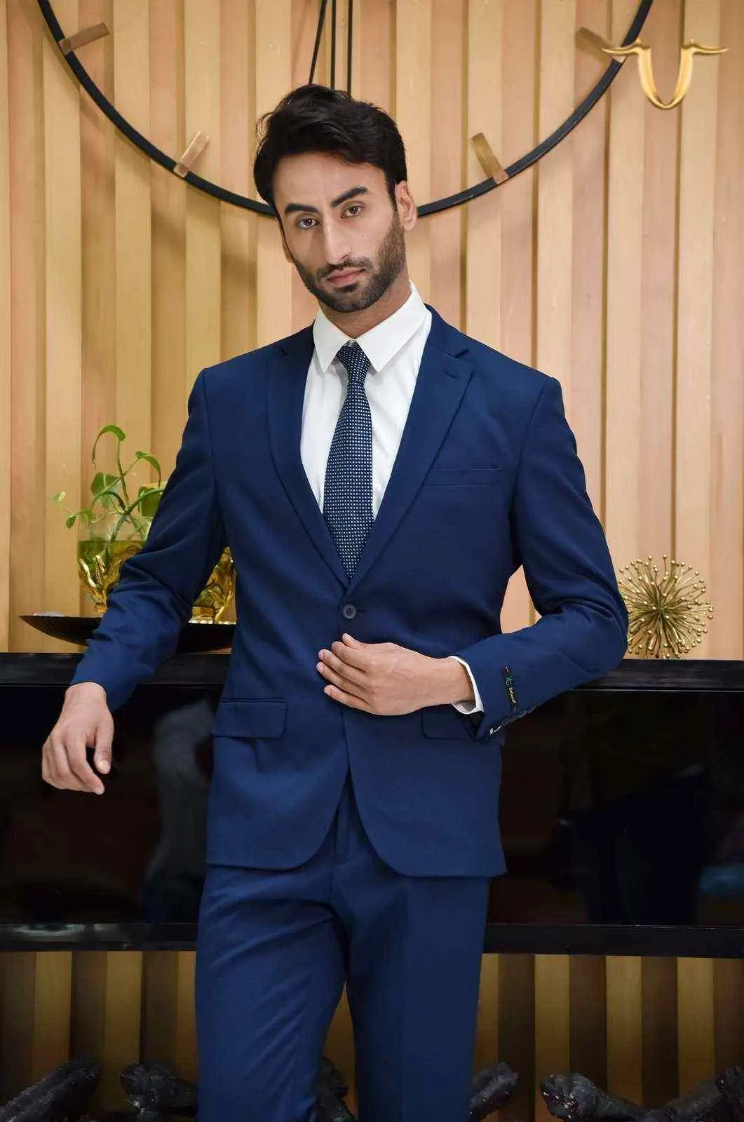 Navy Office 2 Pc Suit