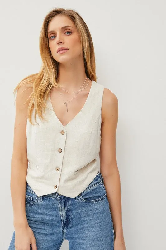 Nellie Stripe Vest
