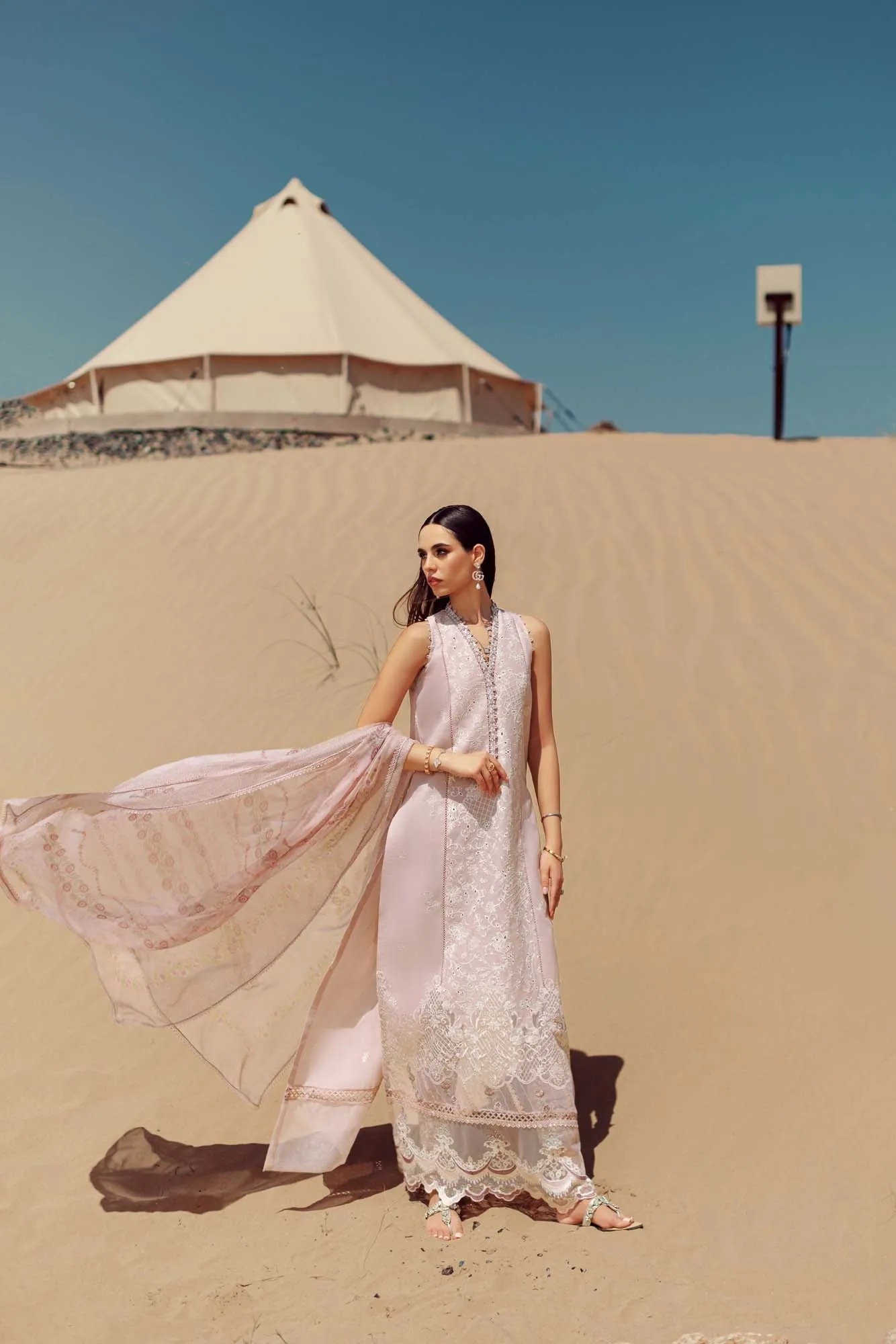 Noor by Saadia Asad Eid Handwork Laserkari Lawn – D7
