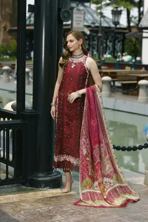 Noor by Saadia Asad | Eid Handwork Schiffli Laserkari '23 | D12-ELARA
