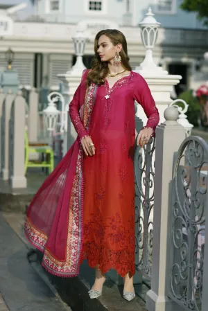 Noor by Saadia Asad | Eid Handwork Schiffli Laserkari '23 | D4-ROSA