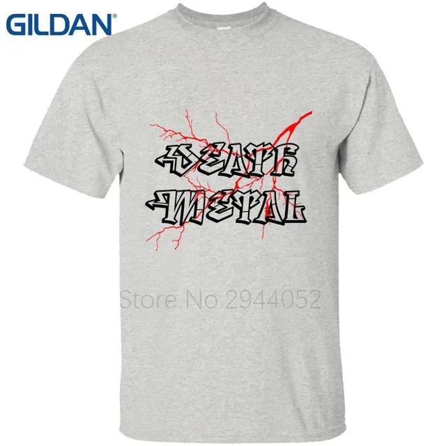 Normal black tee shirts Death Metal Rocker Unicorn Death Graphic Ma Homme ali shirt 4XL round Neck men Clothing 100% cotton