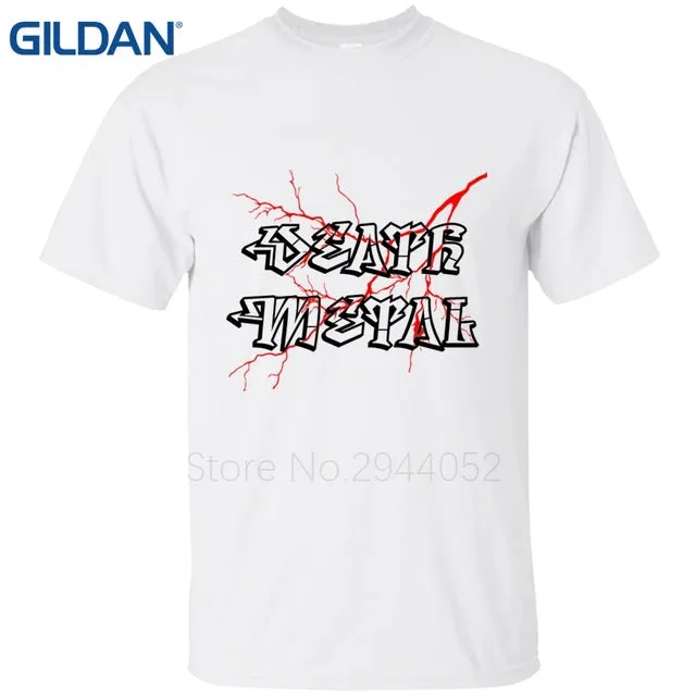 Normal black tee shirts Death Metal Rocker Unicorn Death Graphic Ma Homme ali shirt 4XL round Neck men Clothing 100% cotton