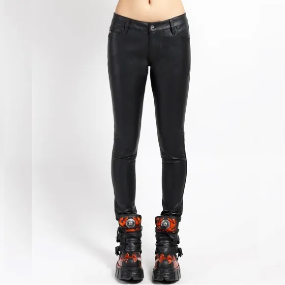 NWT Tripp NYC Vegan Leather Deville Jean