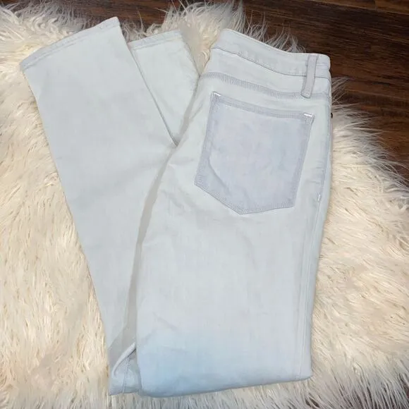 NWT Athleta Sculptek Skinny Crop Jean Glacier light Wash Jeans pants