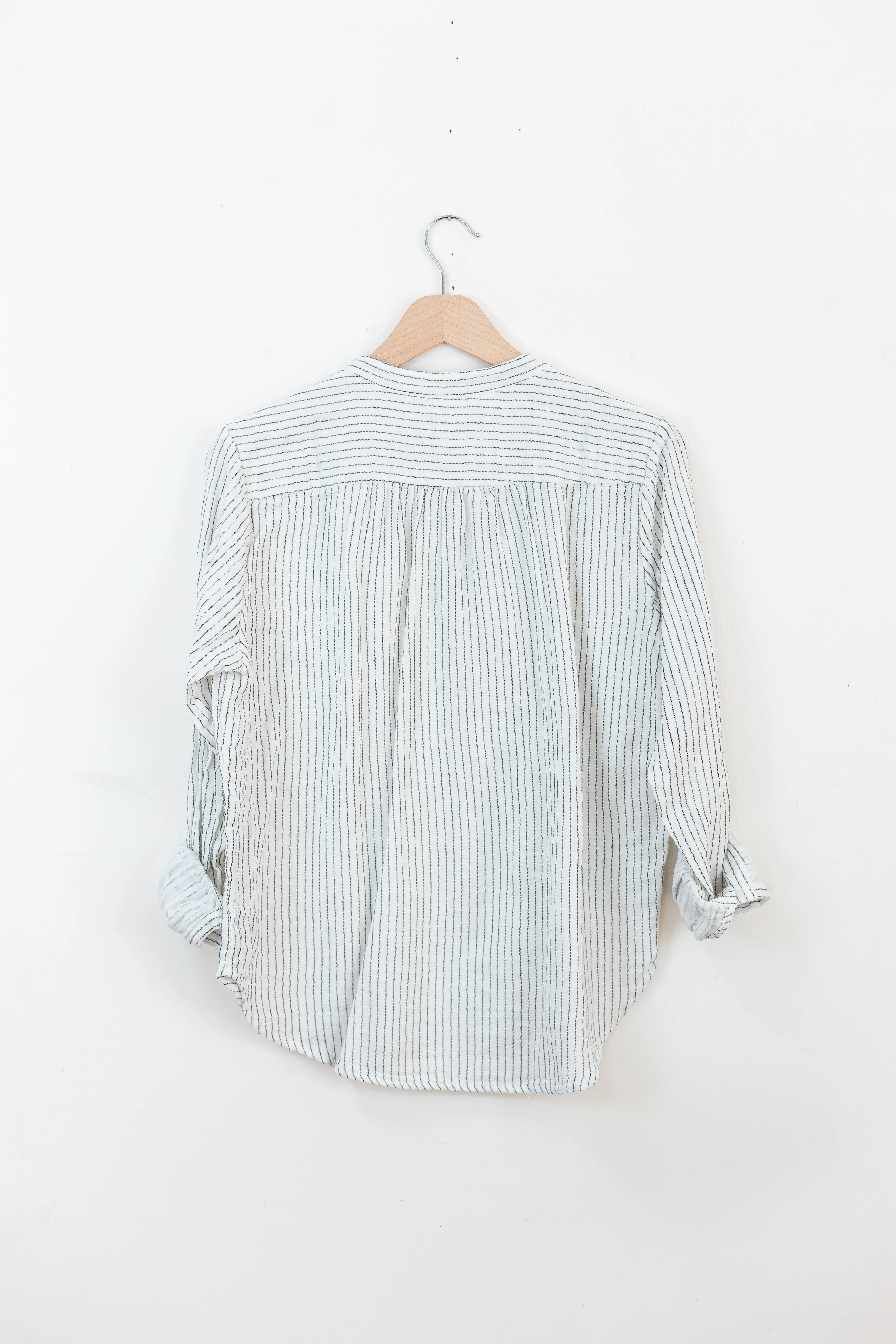 Olive - cotton stripe