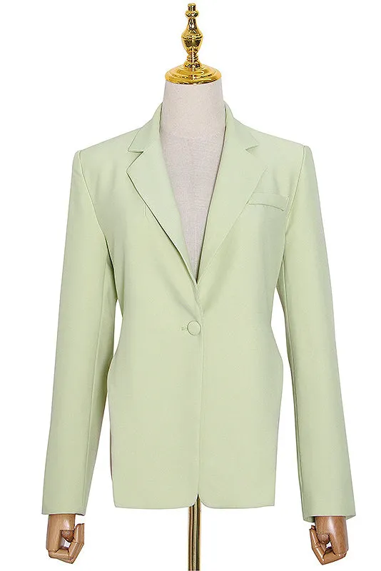 Open back blazer