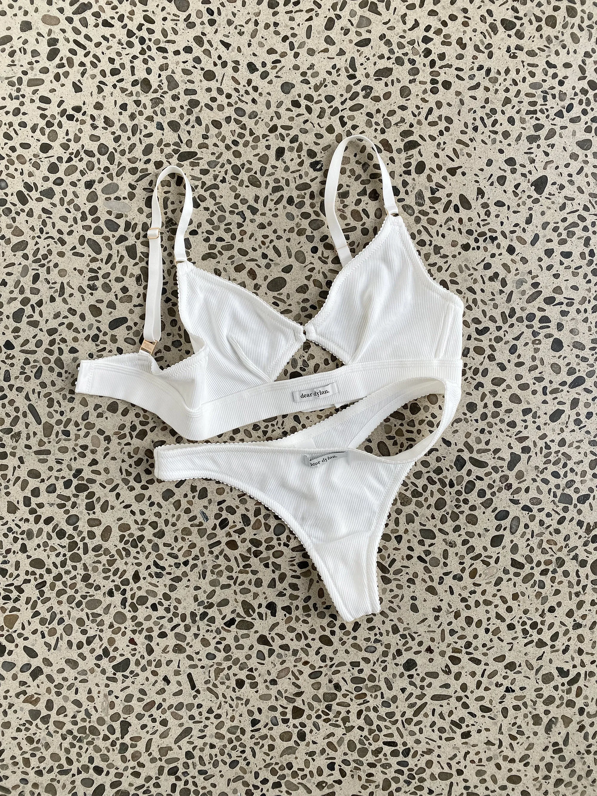 Organic Daily Thong - Blanc