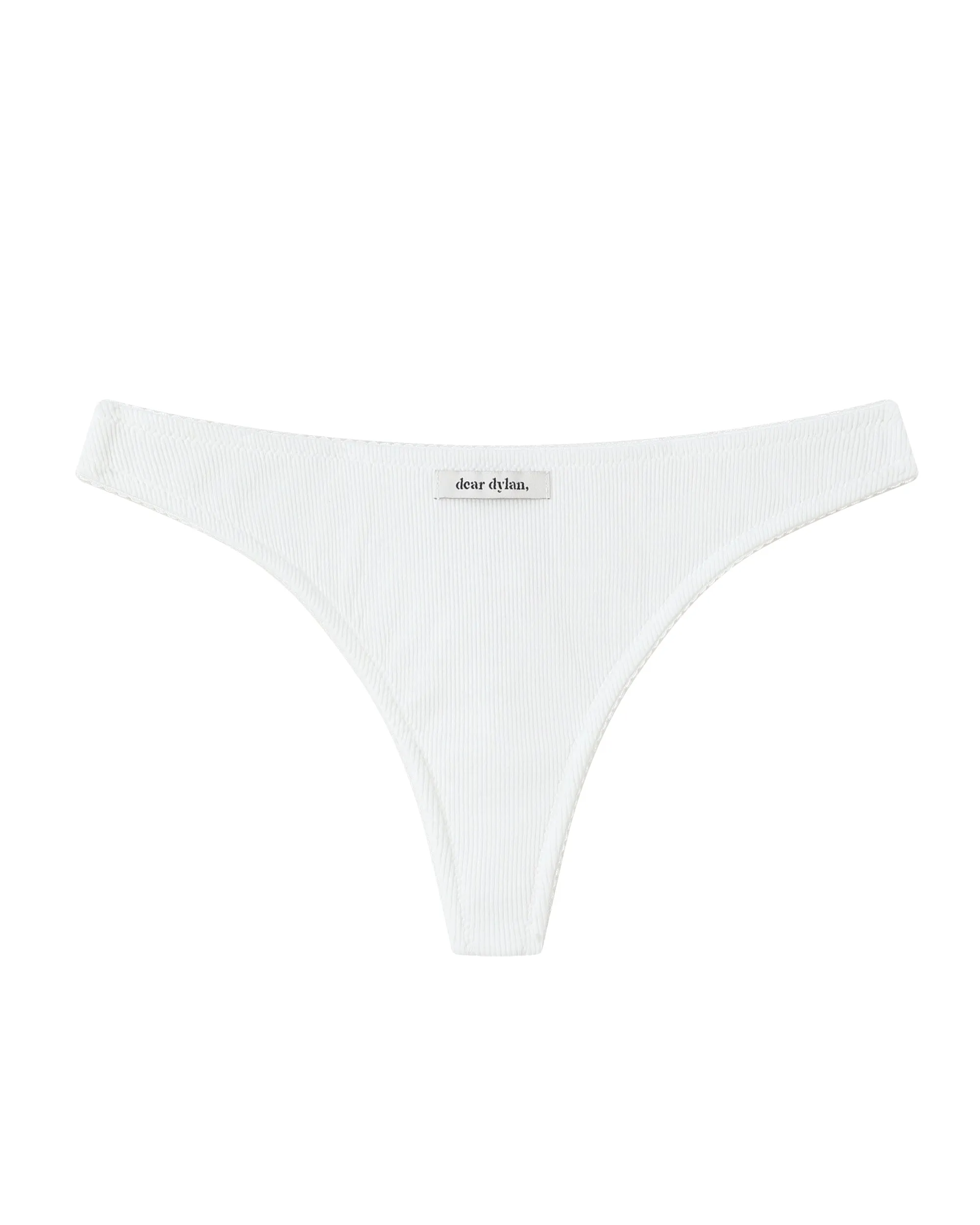 Organic Daily Thong - Blanc