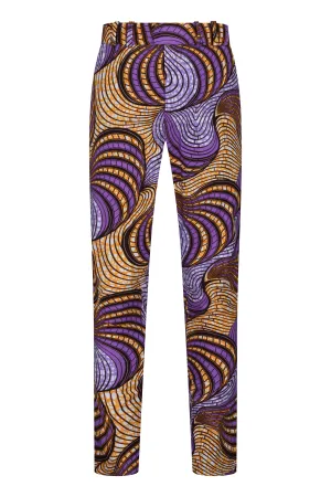 Osei straight leg trousers-Fairground