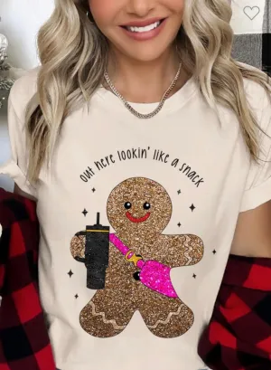 Out here lookin like a snack tee