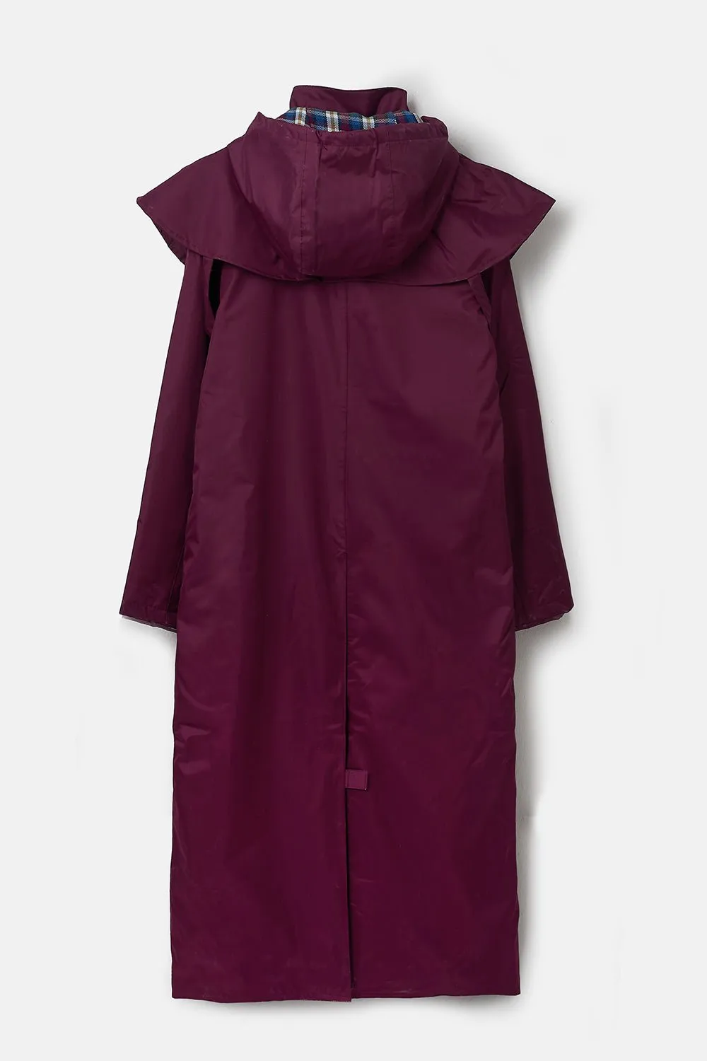 Outback Womens Full Length Waterproof Raincoat - Plum