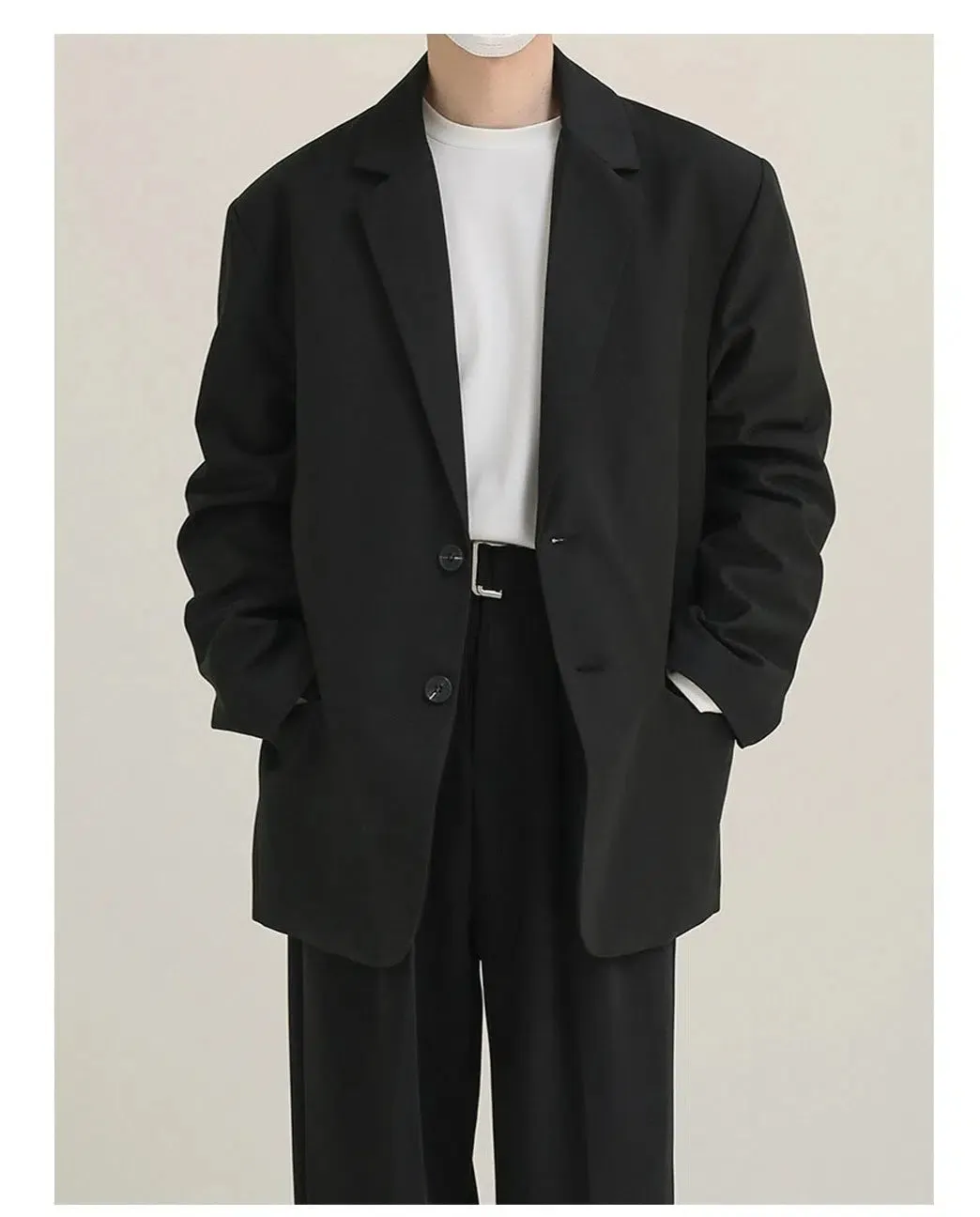 Oversized Basic Suit Blazer