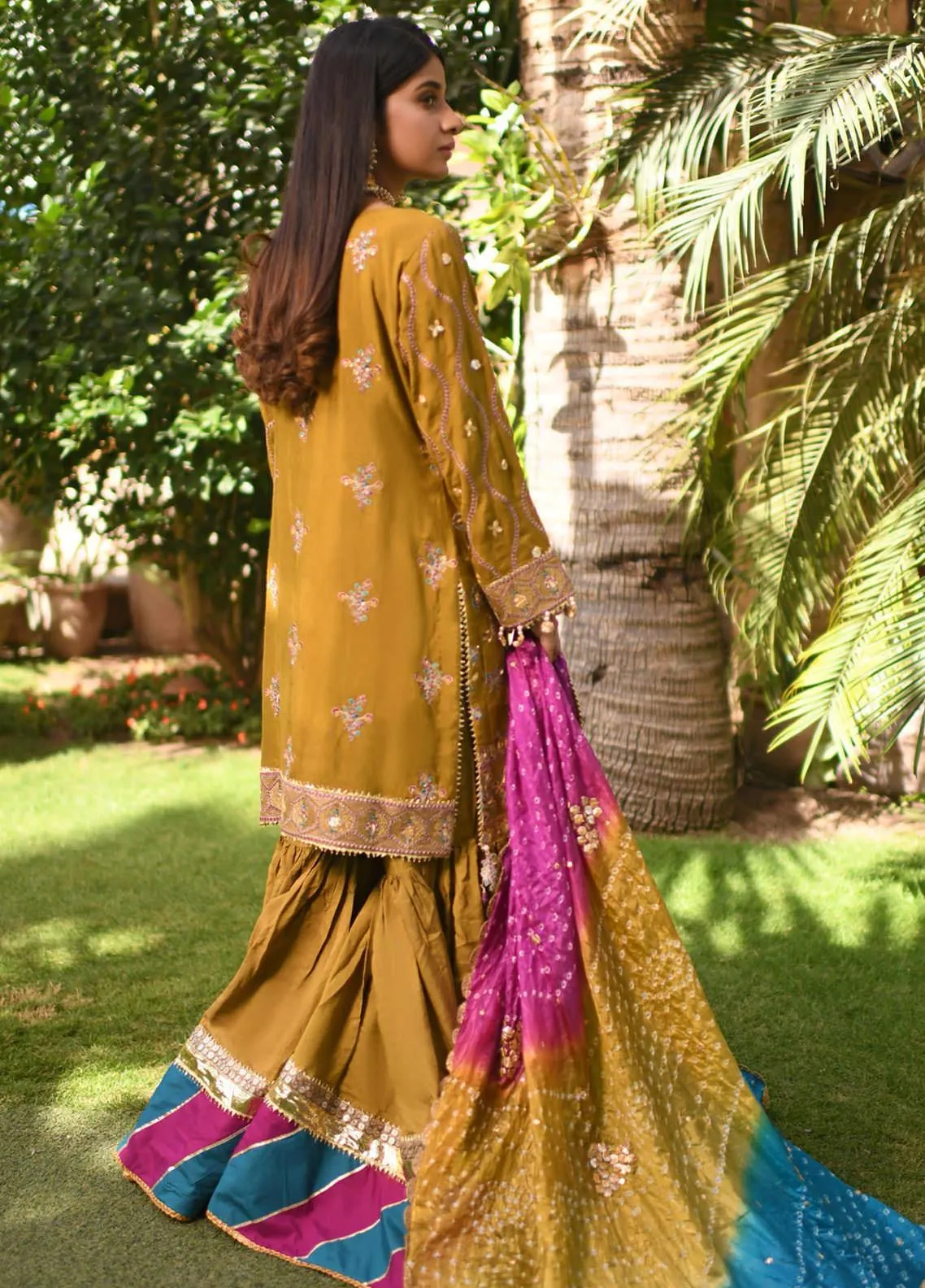 Pakistani Gharara Suits for Eid in Designer Wear #PN501