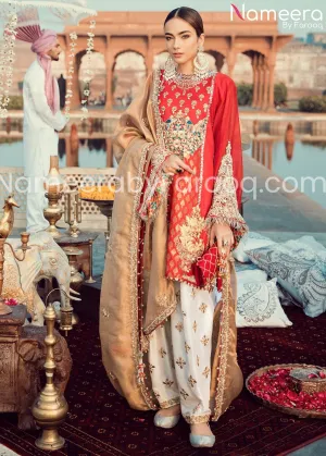 Pakistani Jamawar Suits For Wedding Party Wear #PN118