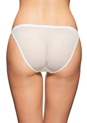 Pearly Eye Bikini White Panties