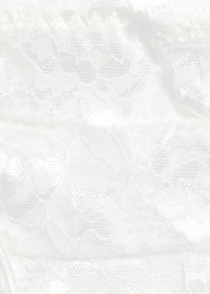 Pearly Eye Bikini White Panties