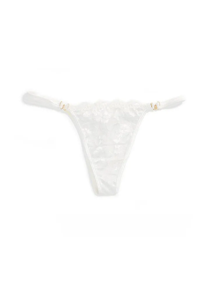 Pearly Eye Thong White