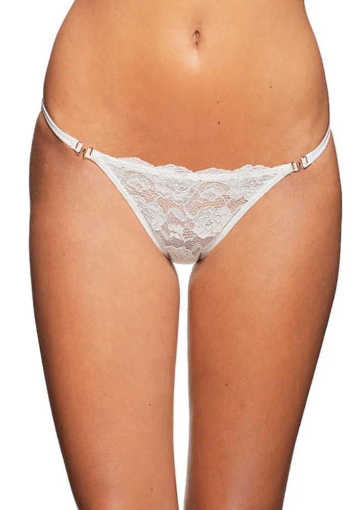 Pearly Eye Thong White