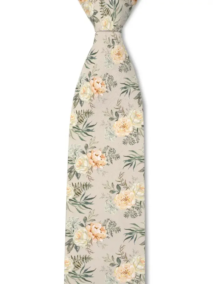 Peony Power Tie
