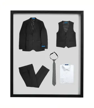 Perry Ellis Boy's 5pc Windowpane Suit