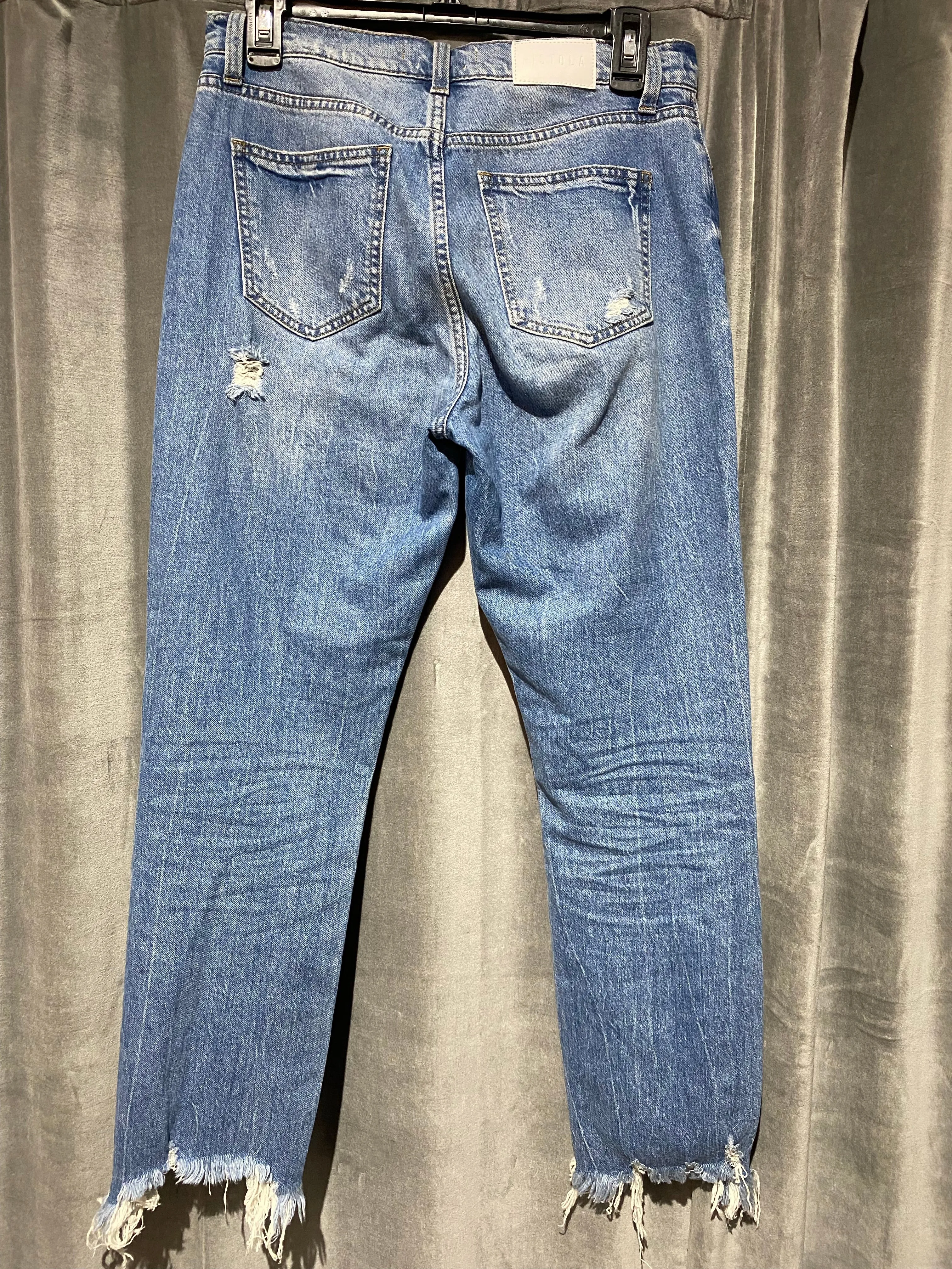 Pistola Pearl Studded Blue Skinny jeans