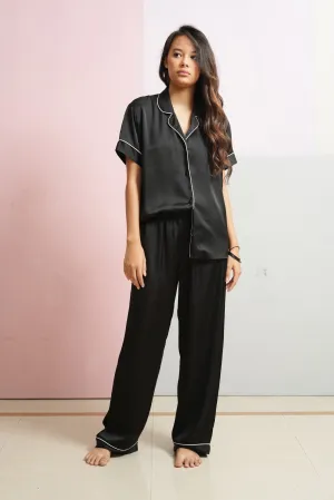 PJ S/S SET BLACK