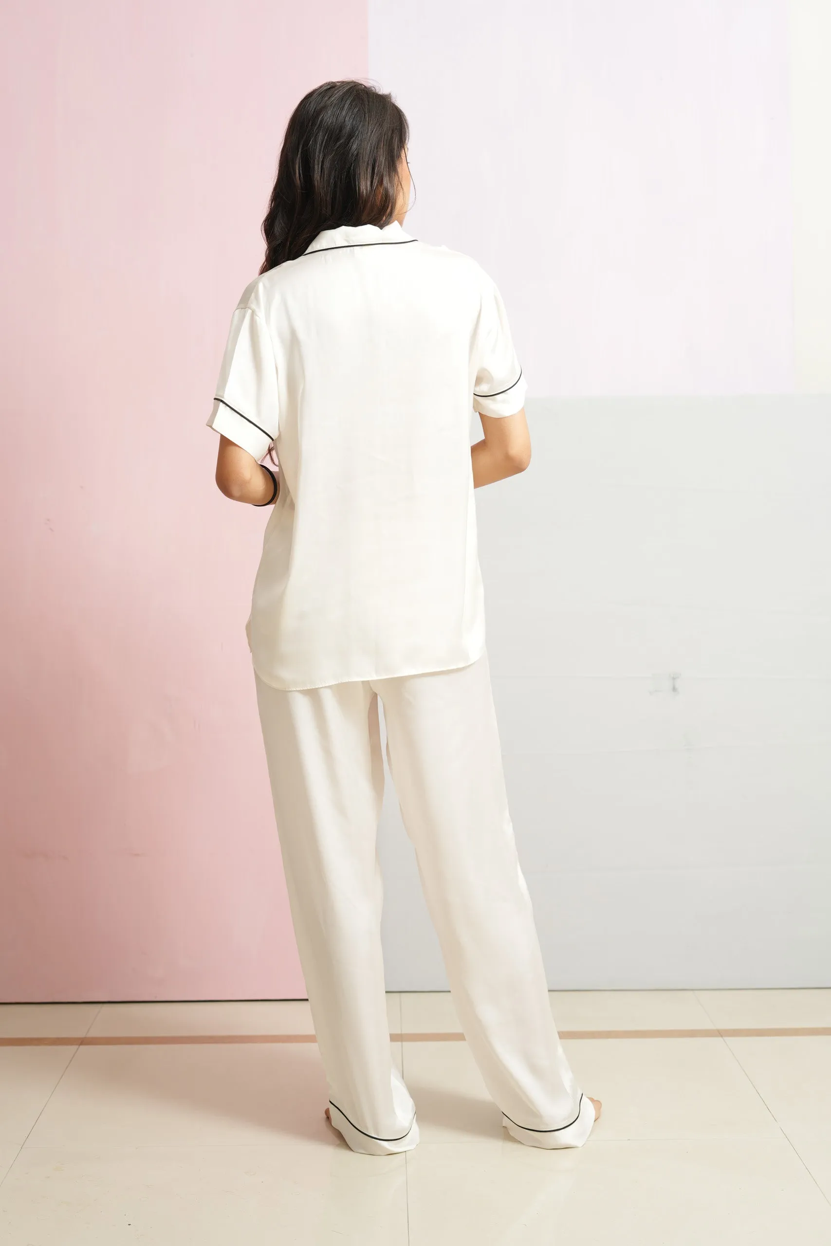 PJ S/S SET WHITE