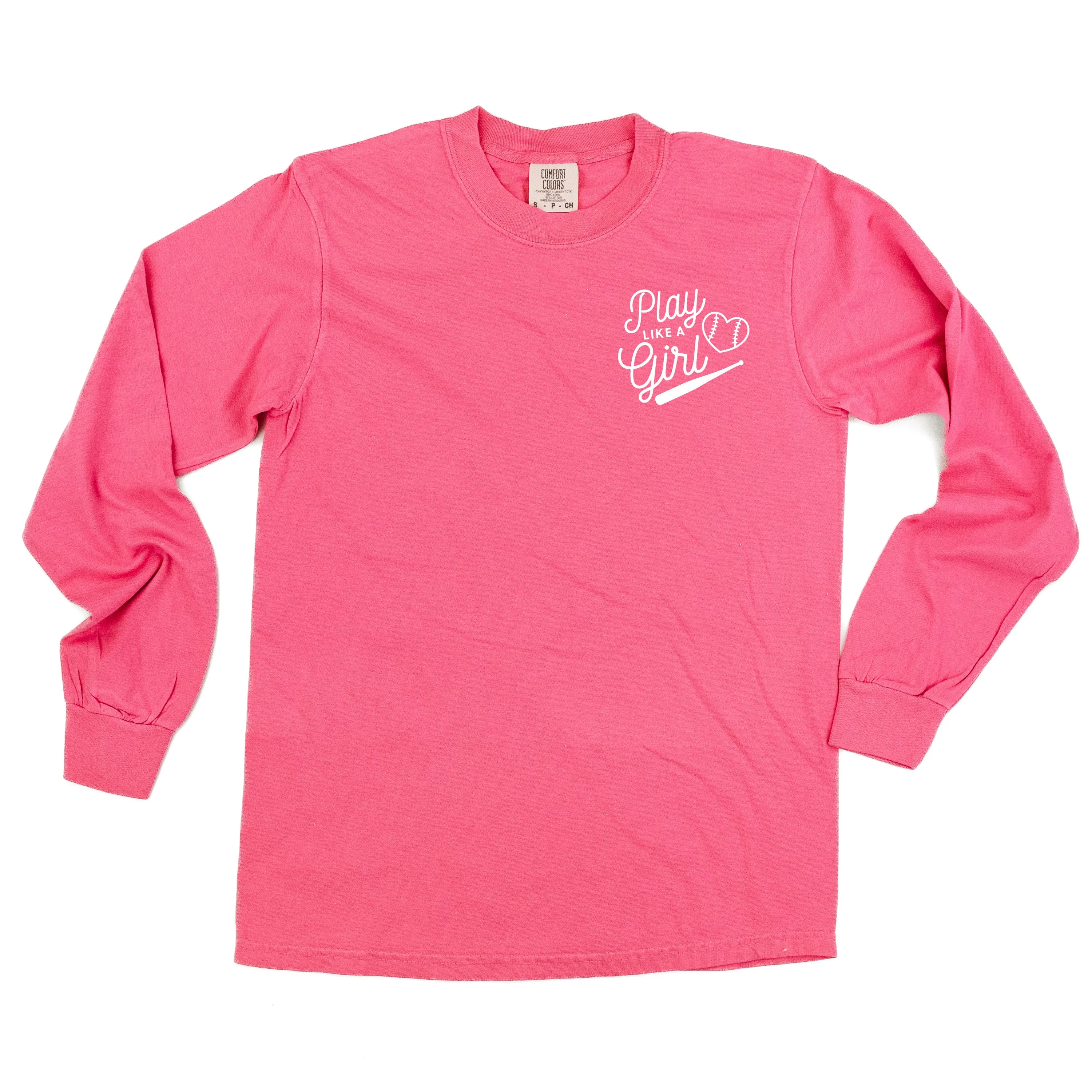 Play Like a Girl - LONG SLEEVE COMFORT COLORS TEE