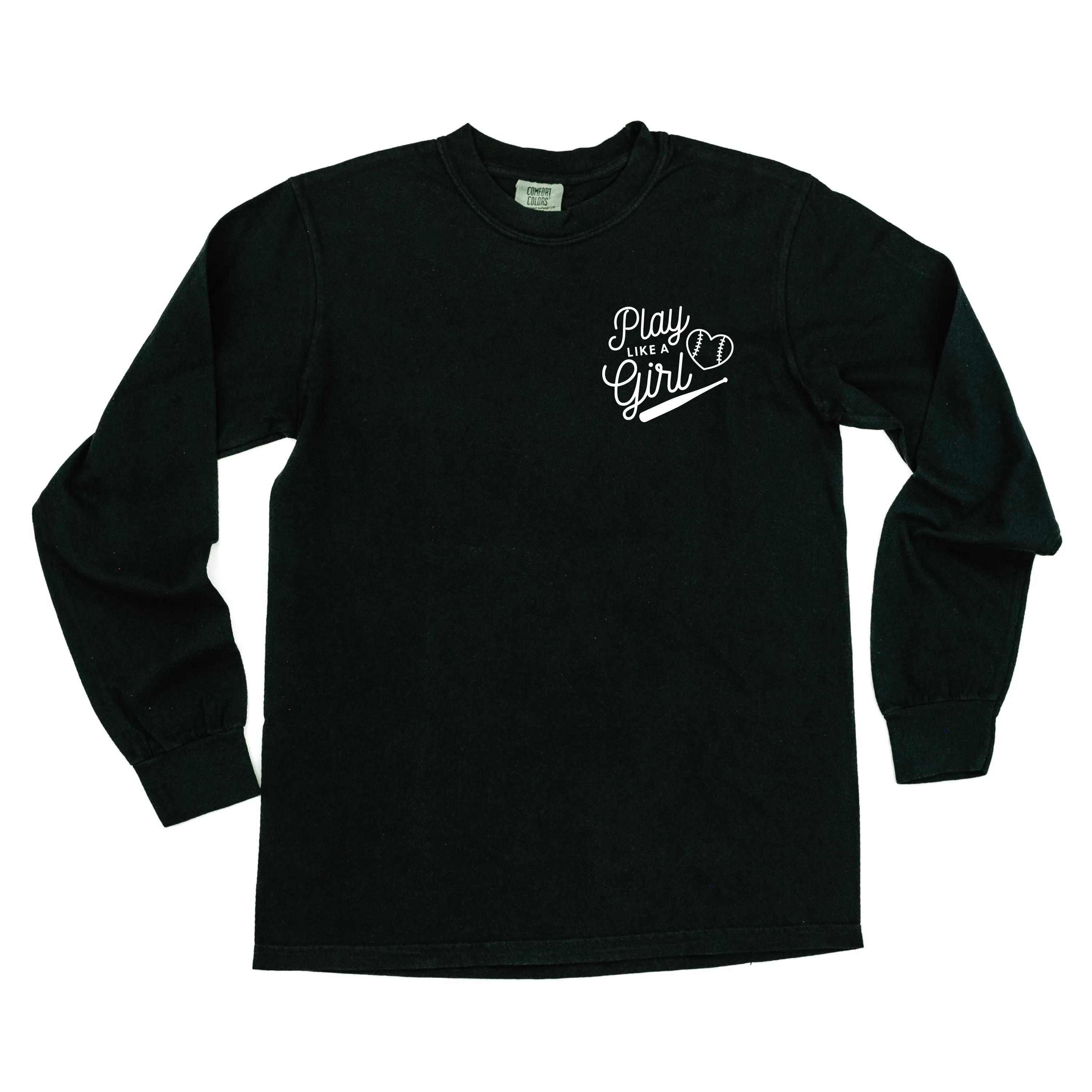 Play Like a Girl - LONG SLEEVE COMFORT COLORS TEE