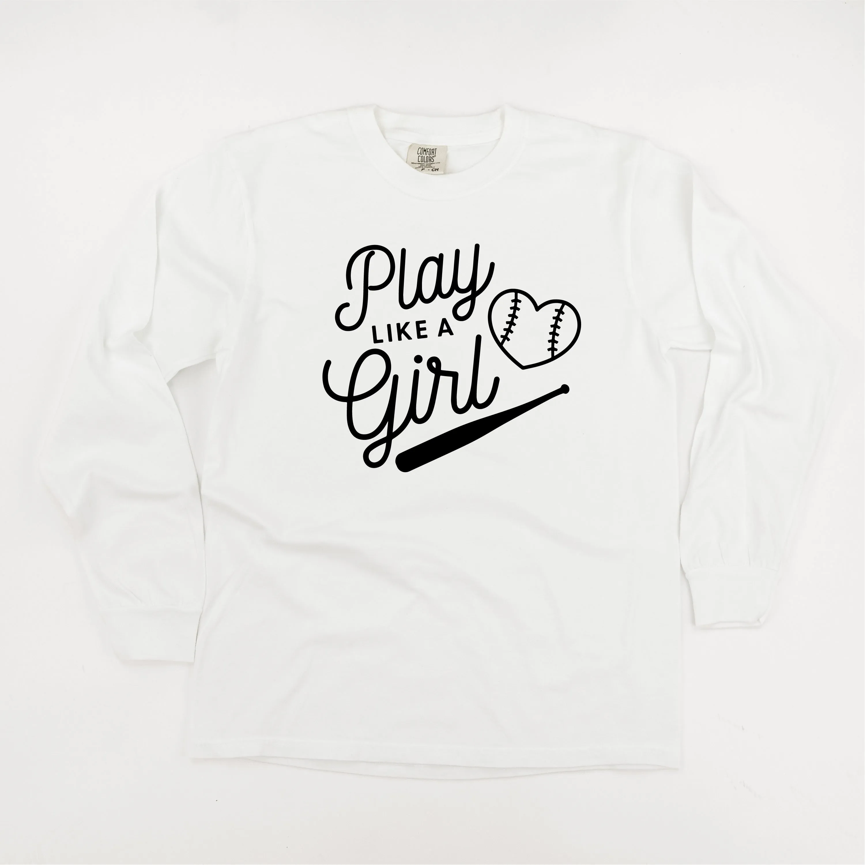 Play Like a Girl - LONG SLEEVE COMFORT COLORS TEE
