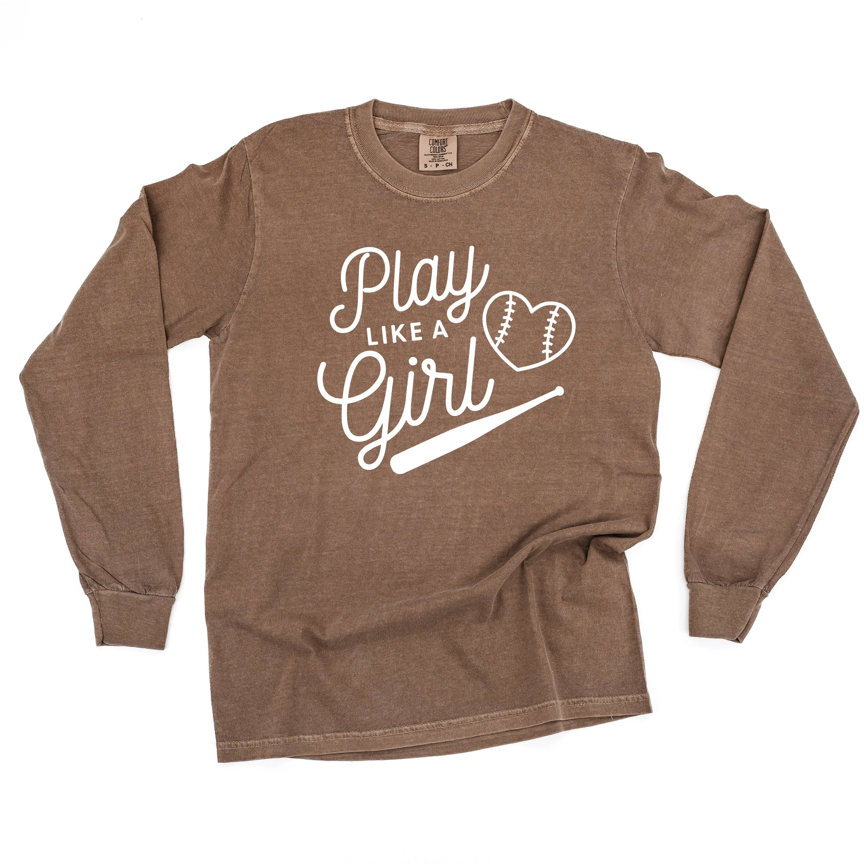Play Like a Girl - LONG SLEEVE COMFORT COLORS TEE